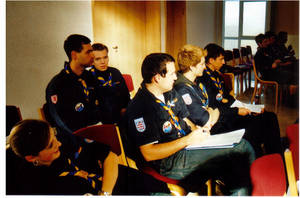 BdP'ler und Vertreter des Pfadfinderfördervereins