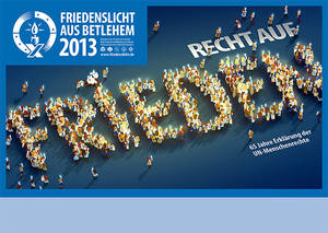 „Recht auf Frieden“ – Motto des diesjährigen Friedenslichtes
