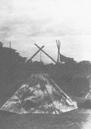 Küchenkohte des Stamm Drei Gleichen auf dem LaLa 