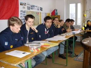 Delegierte des Stamm Drei Gleichen auf der Landesversammlung