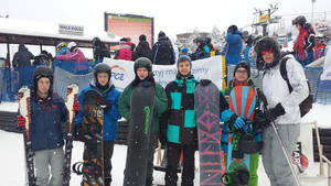 Pascal H., Pascal R., Jerome, Felix, Franz und Nicolas auf den 