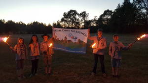 In den VCP aufgenommen: Nach der Halstuchübergabe der Jungpfadfinder